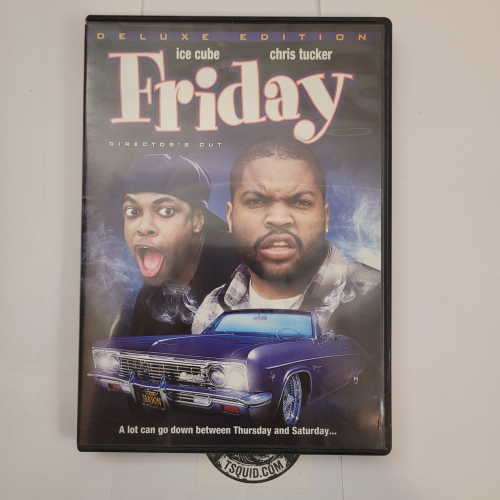 New‎ Line Cinema Friday DVD Ice Cube Chris Tucker Deluxe Edition Comedy